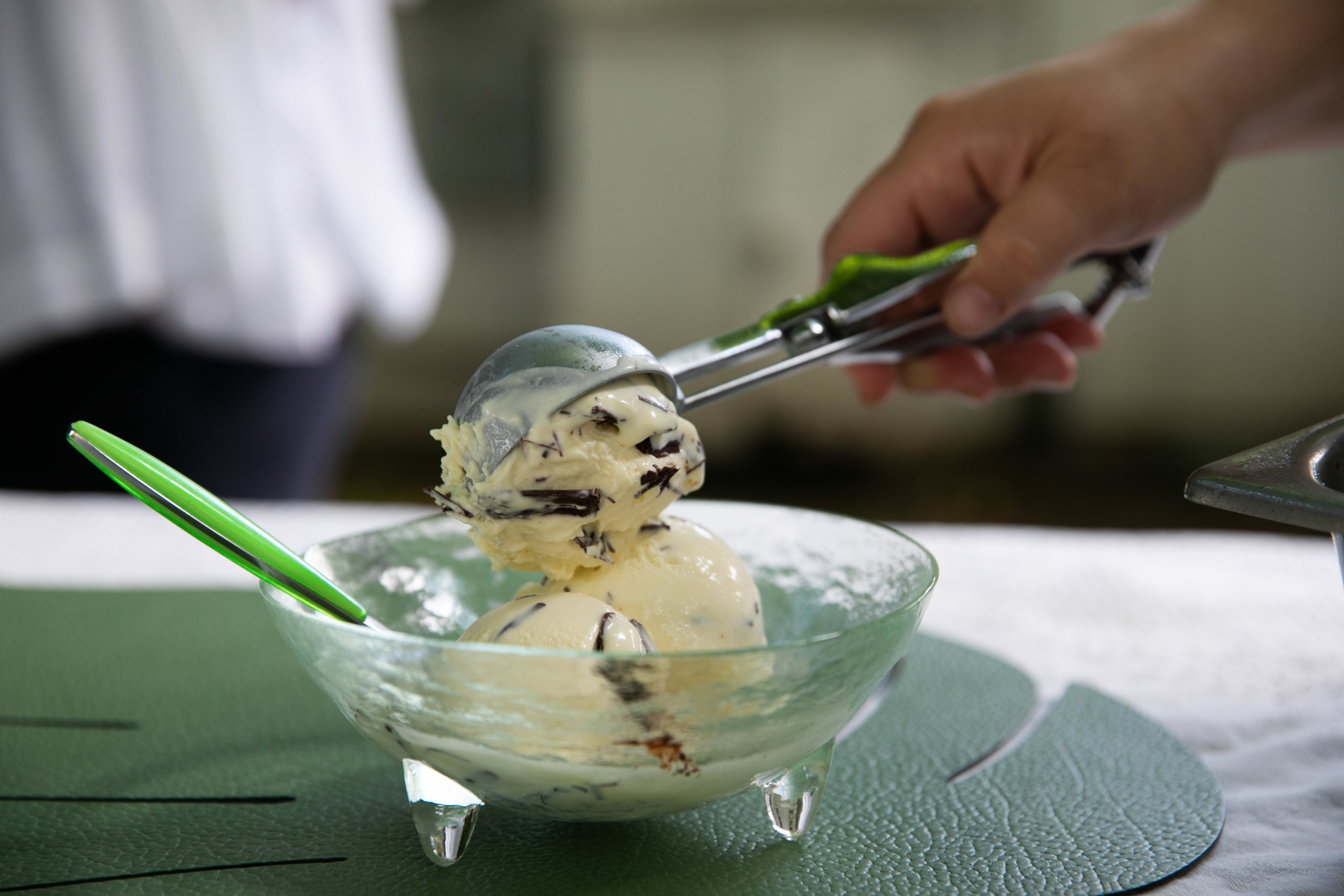 Loaves & Fishes Foodstore Peppermint Stracciatella Ice Cream