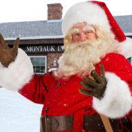Santa visits the Montauk Chamber of Commerce