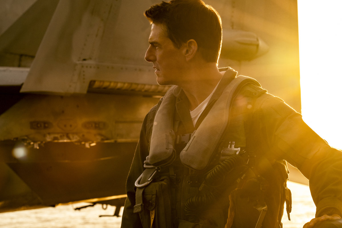 Tom Cruise plays Capt. Pete "Maverick" Mitchell in "Top Gun: Maverick" - among the 10 Best Movies of 2022