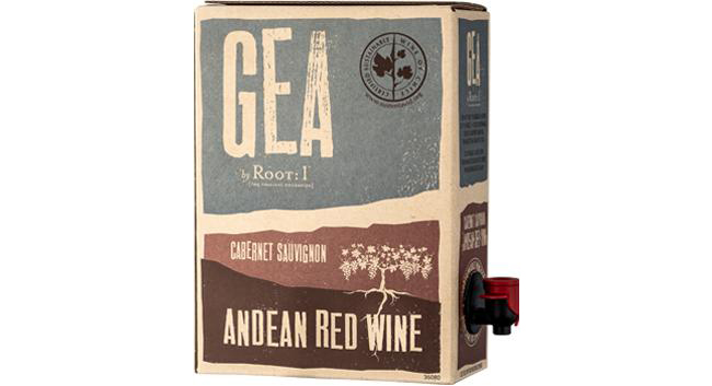 GEA by Root:1 2020 Andean red wine in a box