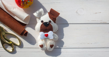 Your kids can get crafty with a felt dog project at Project Most.