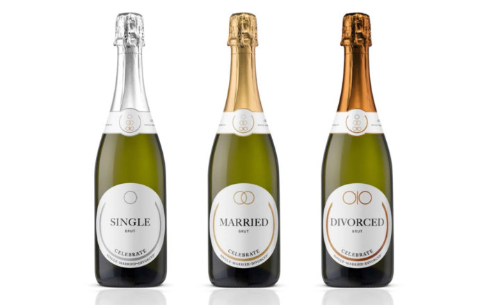 Single Married Divorced sparkling wine products