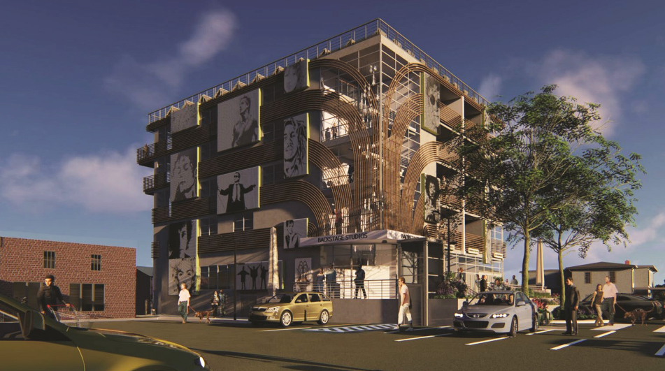 Exterior rendering of The Suffolk expansion project