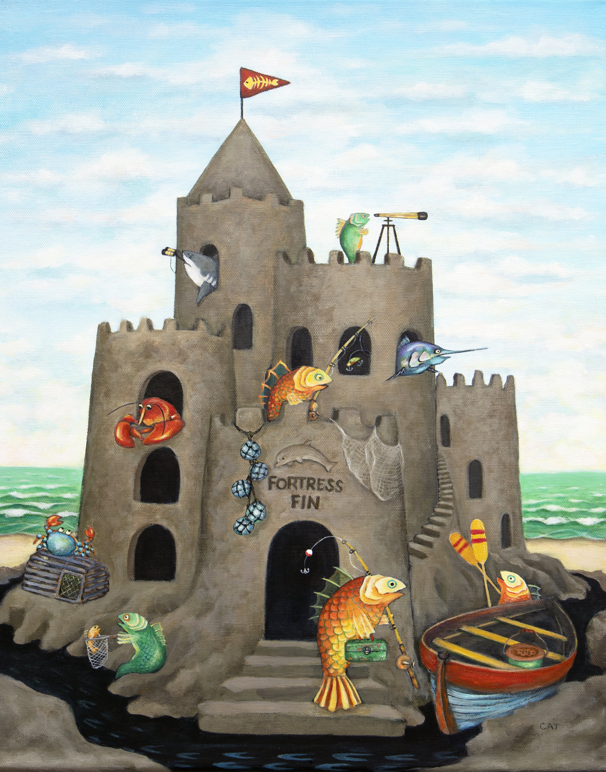 "Fortress Fin" by Cat Bachman