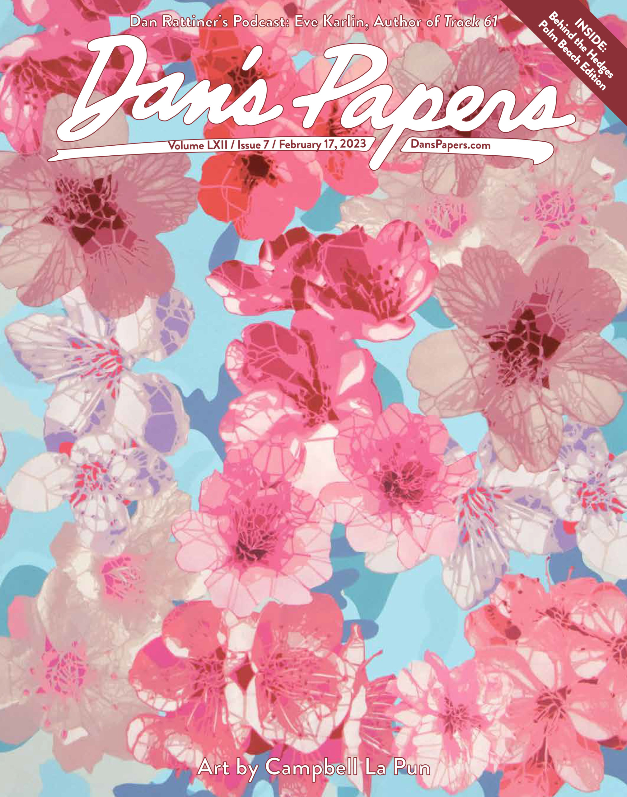 February 17, 2023 Dan's Papers cover art by Campbell La Pun
