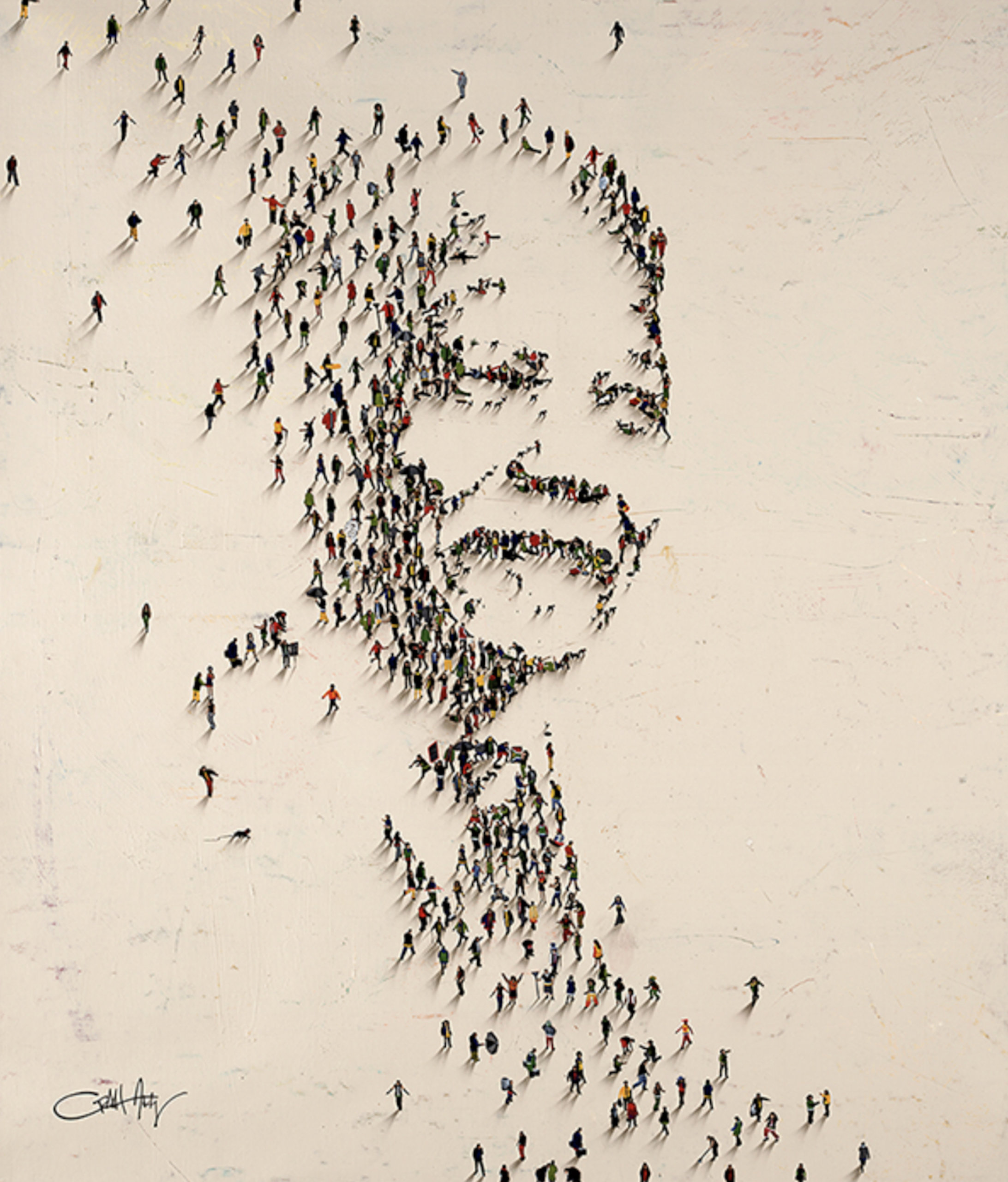 Craig Alan's viral "Populus Nelson Mandela"