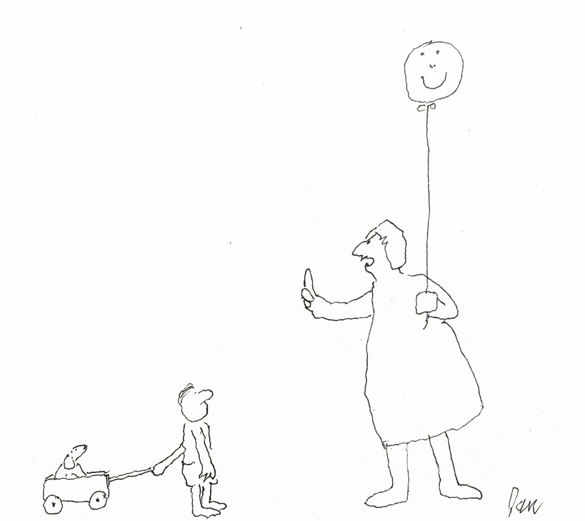 Balloon Cartoon by Dan Rattiner
