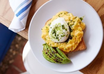 Bird on the Roof’s Soft Scramble Toast