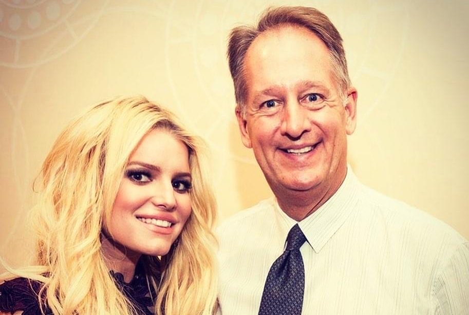 Doug Evans with Jessica Simpson