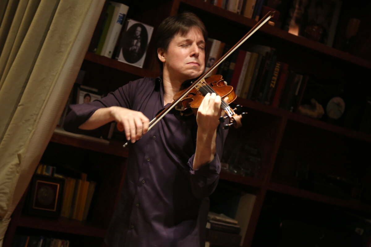 See Joshua Bell perform at the Kravis Center in Palm Beach