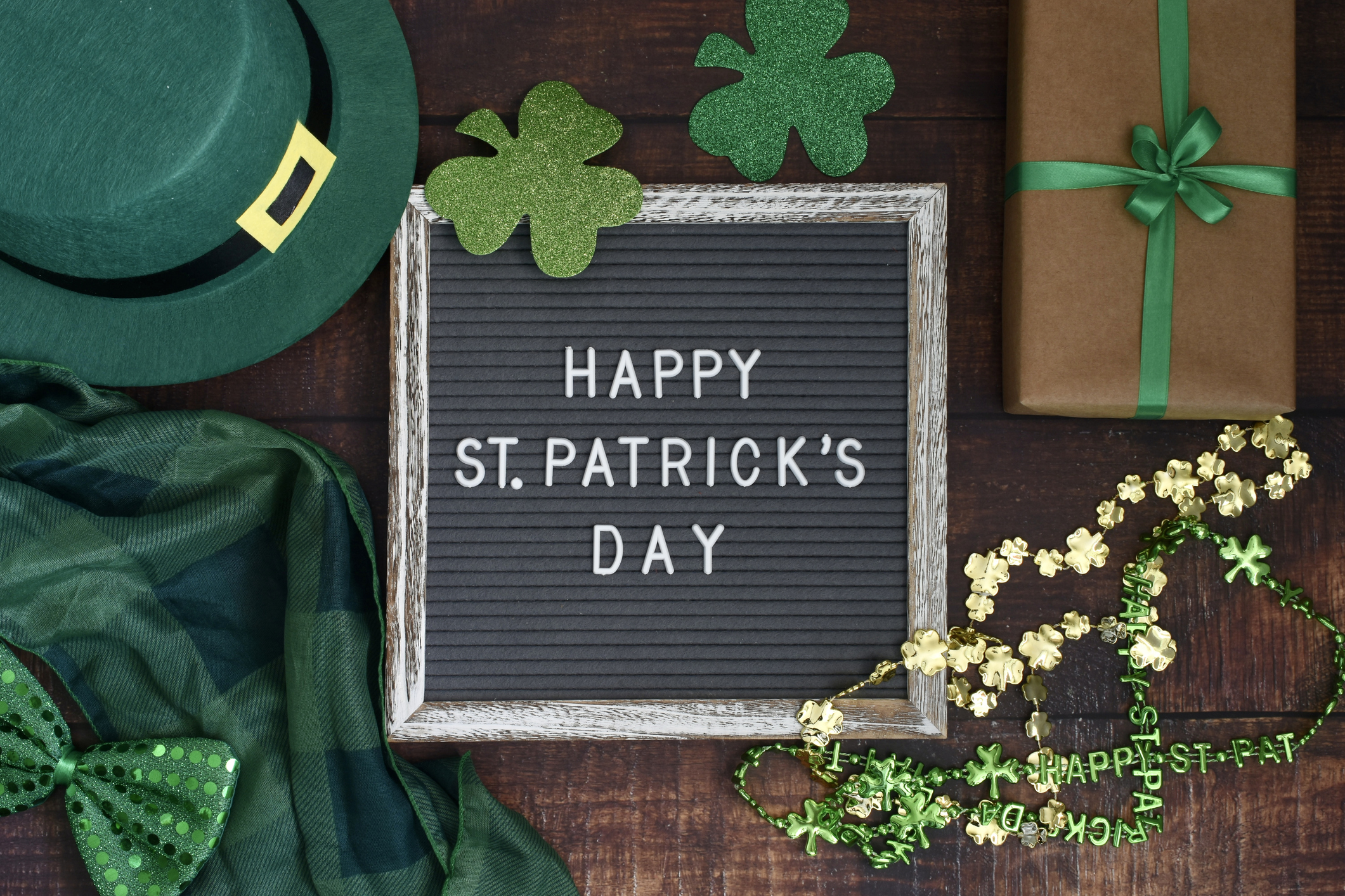 Happy St Patrick’s Day background decorations