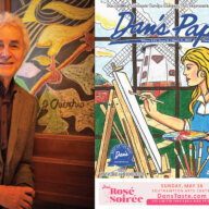 Joe Chierchio and his March 31, 2023 Dan's Papers cover art