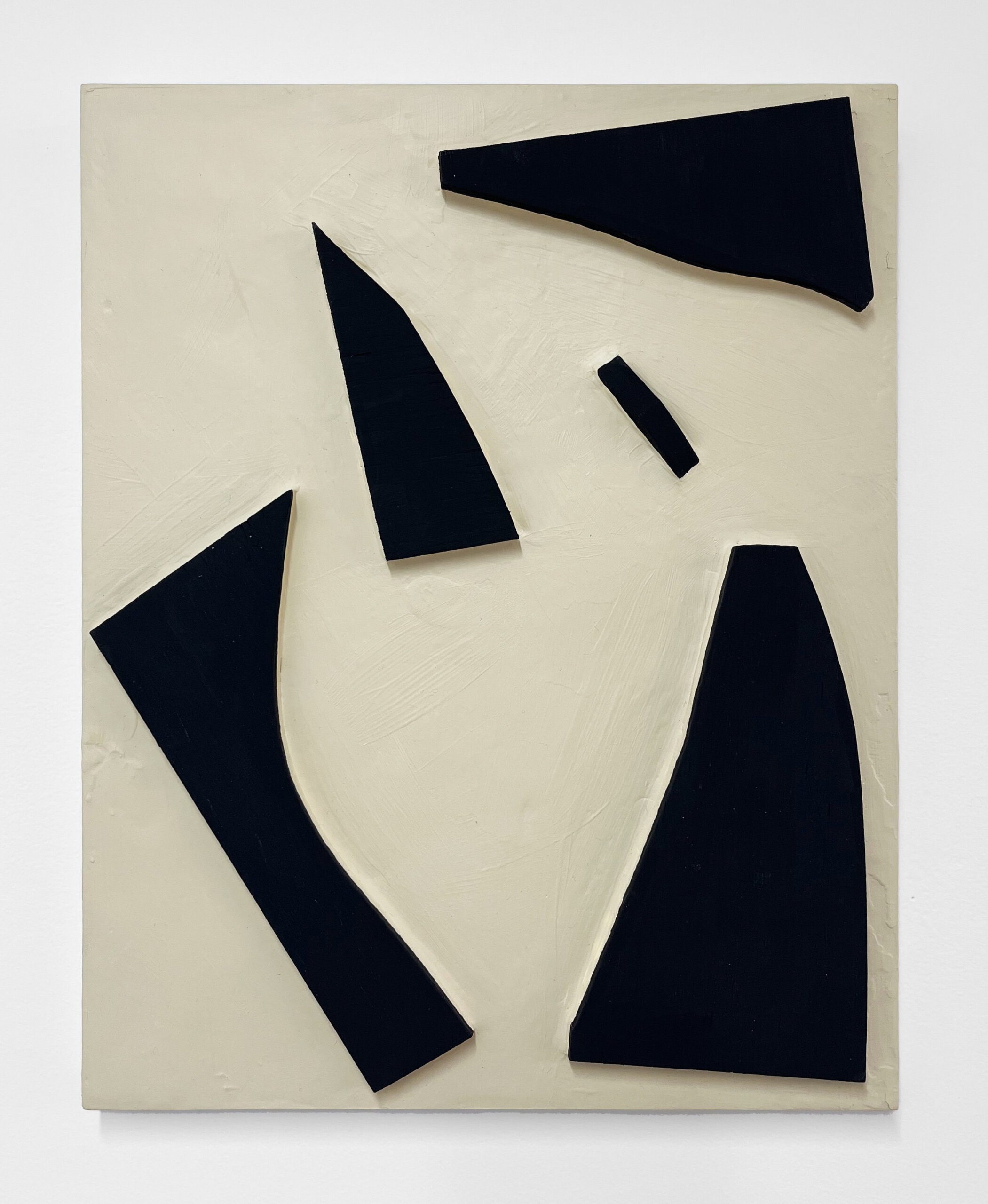 See "CFS I" (2023, artist-made gouache on panel, 14" x 11") in Hannah Bigeleisen: Furnishings