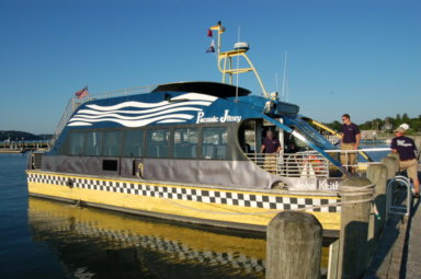 The first Peconic Jitney (then Peconic Bay Water Jitney) in 2012