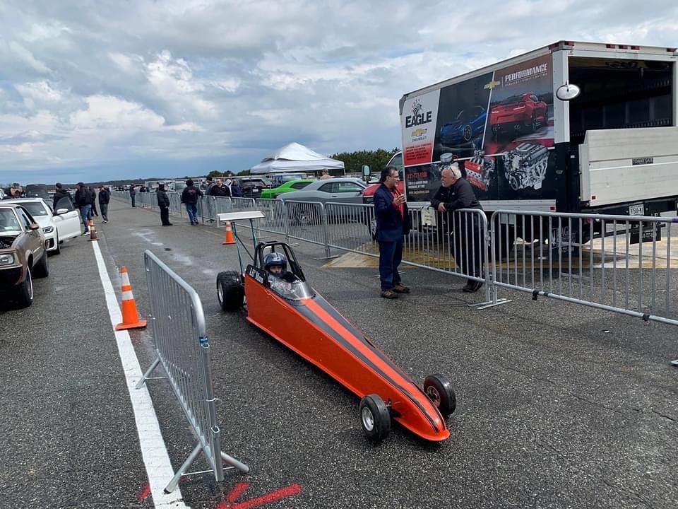Junior dragster at opening day of Race Track Not Street spring series