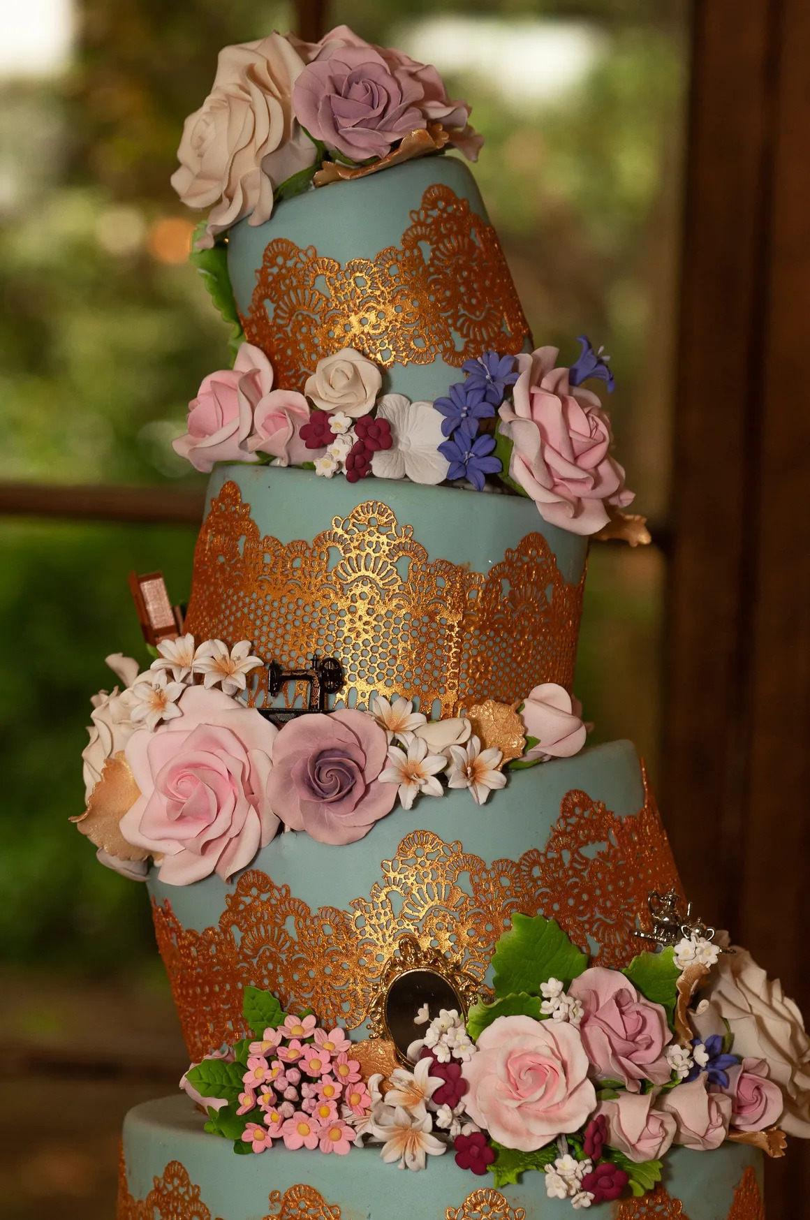Wedding cake by Sugar Sugar Custom Cakes