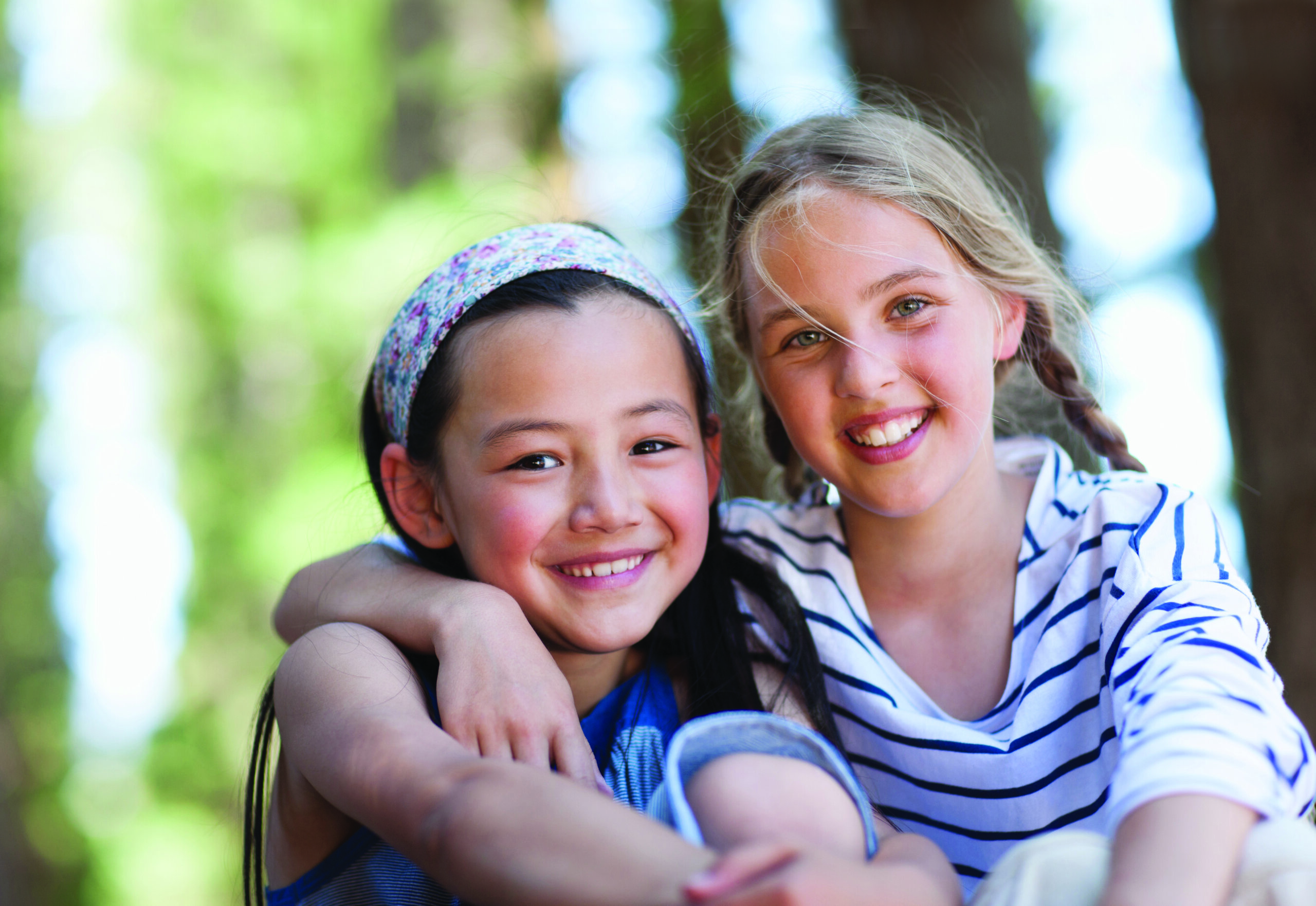 Two girls, portrait