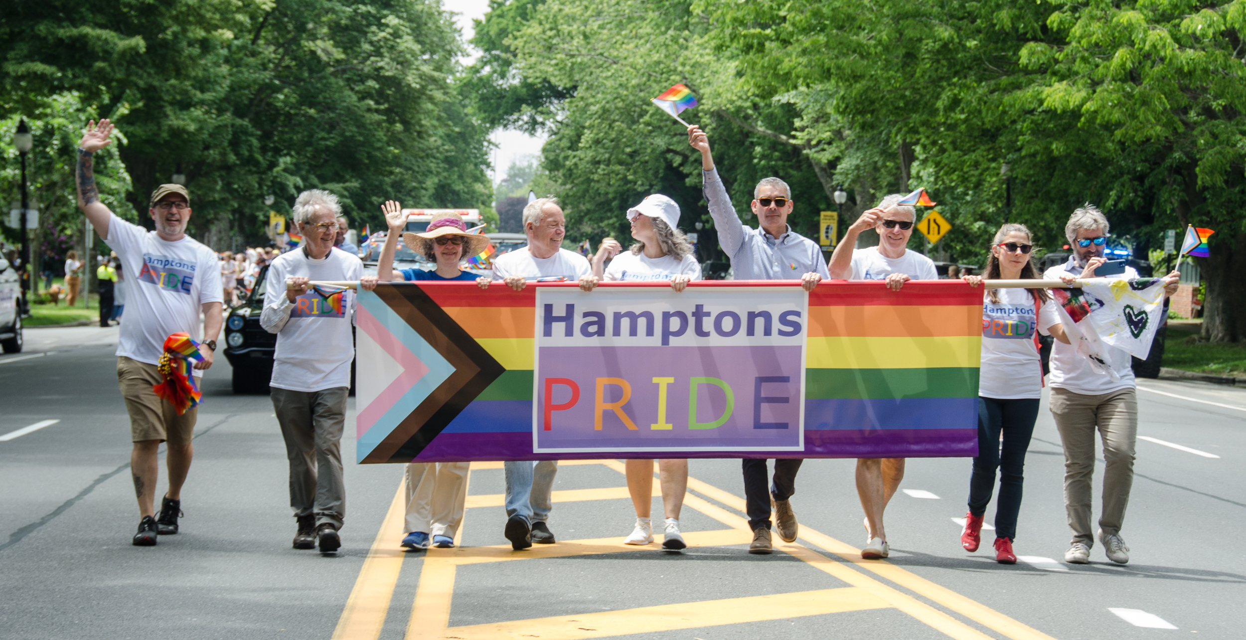 The inaugural Hamptons Pride Parade