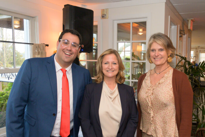 Southampton Town Board Candidate Michael Anthony Iasilli, Maria Moore, Suffolk County Legislature Candidate Ann Welker at WHB Mayor Maria Moore's Southampton Town Supervisor Campaign Fundraiser