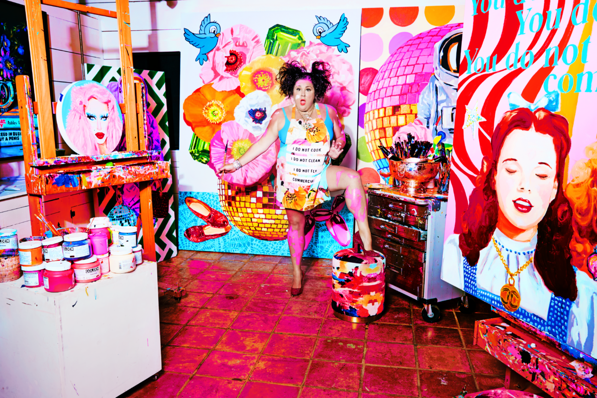 Dan's Cover Artist Ashley Longshore Paints Feminist Pop