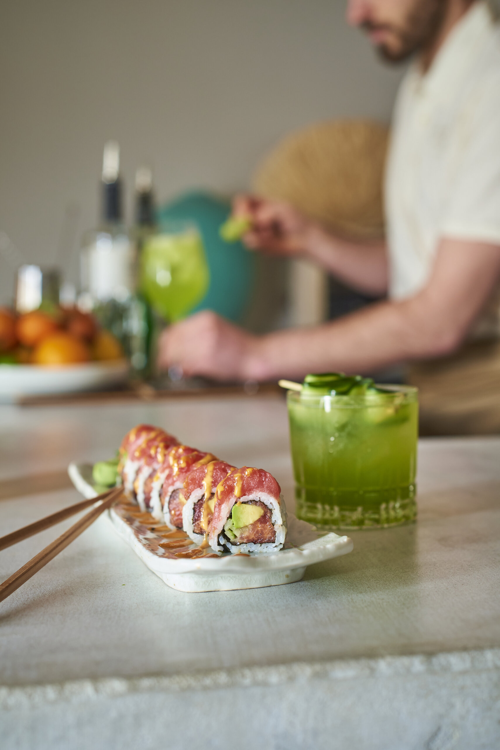 Sunset Harbor's sushi is as tasty as its cocktails