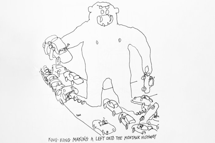 King Kong ape cartoon by Dan Rattiner