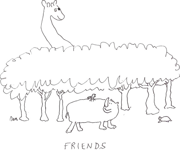 exotic animal Cartoon by Dan Rattiner
