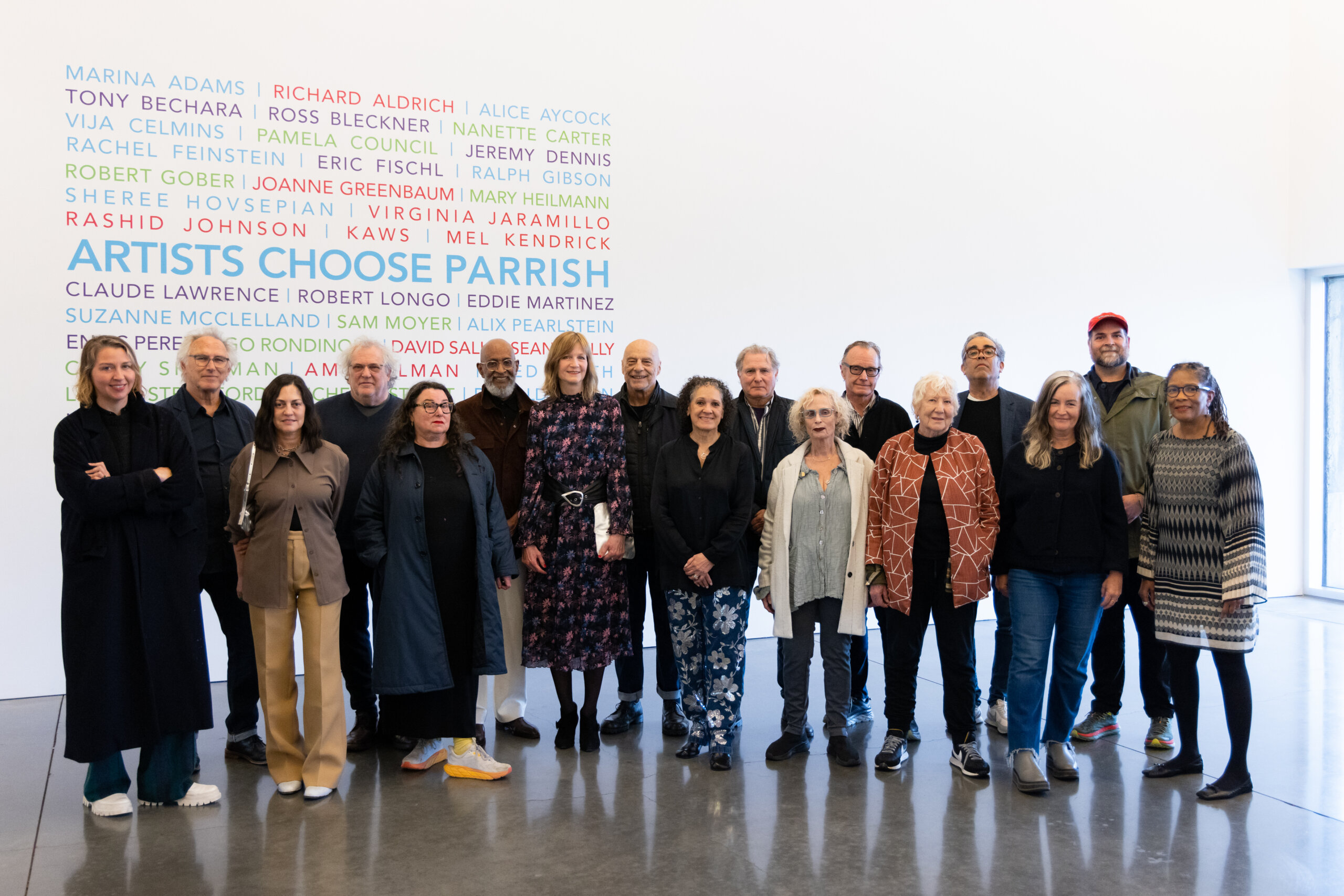 Artists & Organizers at Artist's Choose Exhibition