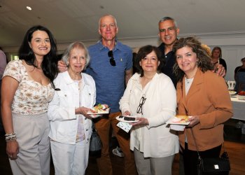 Gabrielle Roy, Elaine Malone, Dennis Roy, Elizabeth Roy, Mike Malone, Ronnie Malone at the East End Bake-Off