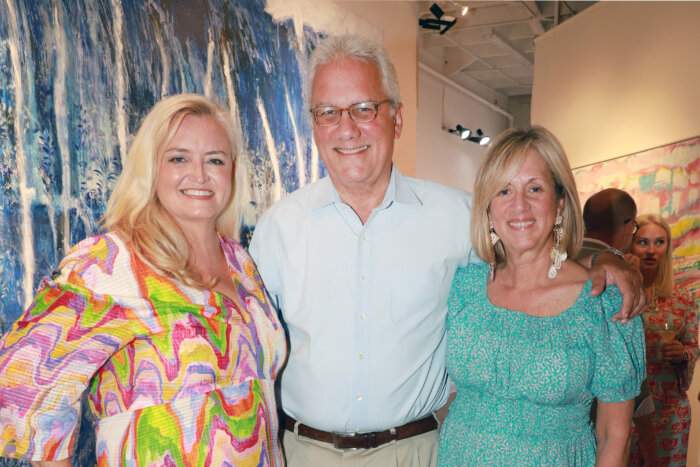 Camilla Webster, Chris and Jayne Chase at Webster's Inaugural Collectors Circle Experience