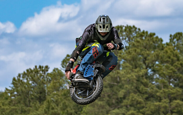 Pat Lane at Oak City Shred Fest electric unicycle EUC