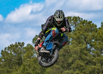 Pat Lane at Oak City Shred Fest electric unicycle EUC