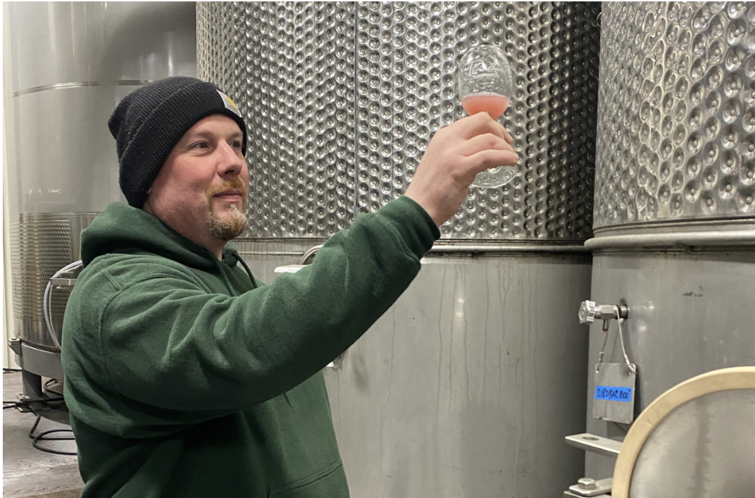 Bridgehampton Breeze winemaker Erik Bilka