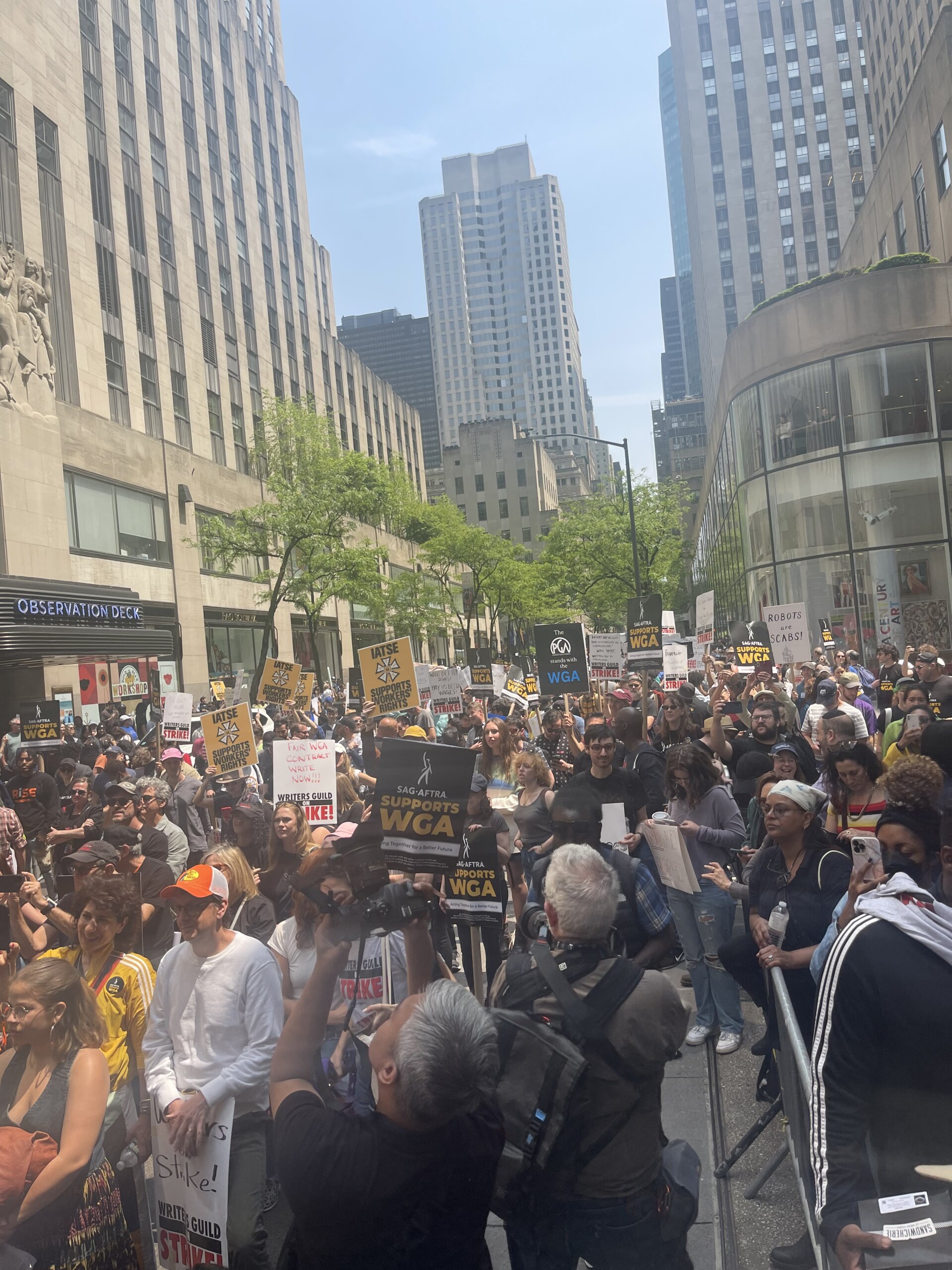 The Writers Strike in New York City