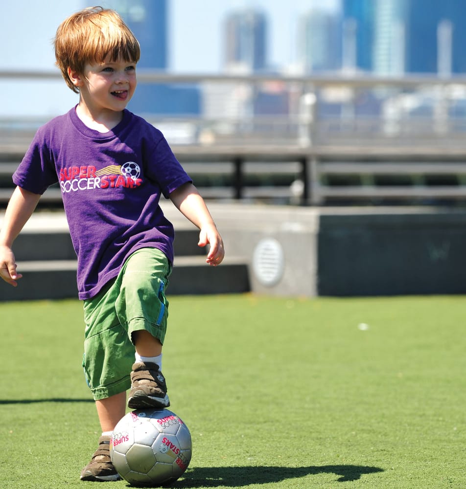 A Super Soccer Stars camper