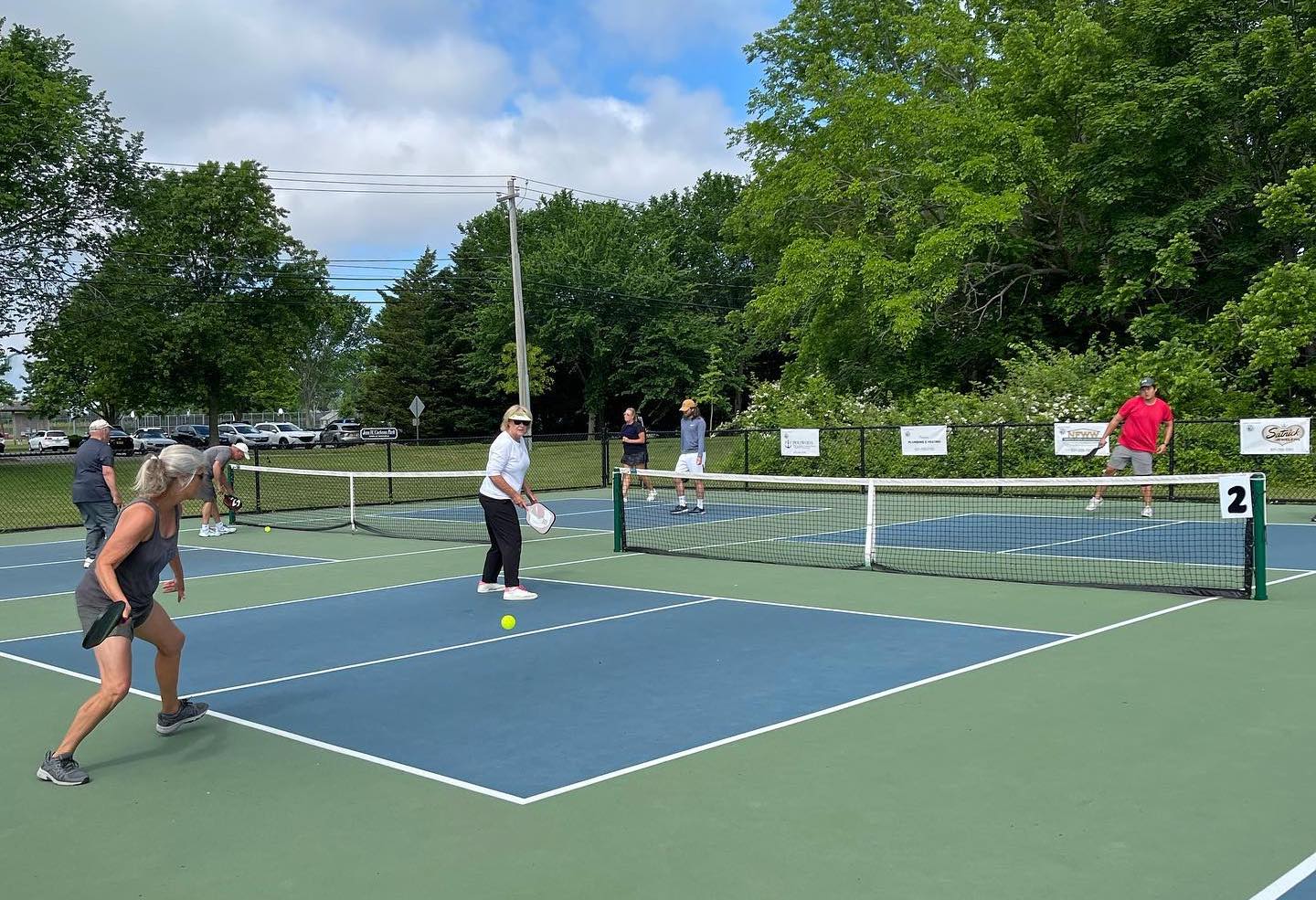 The first annual Southold Historical Museum Pickleball Tournament