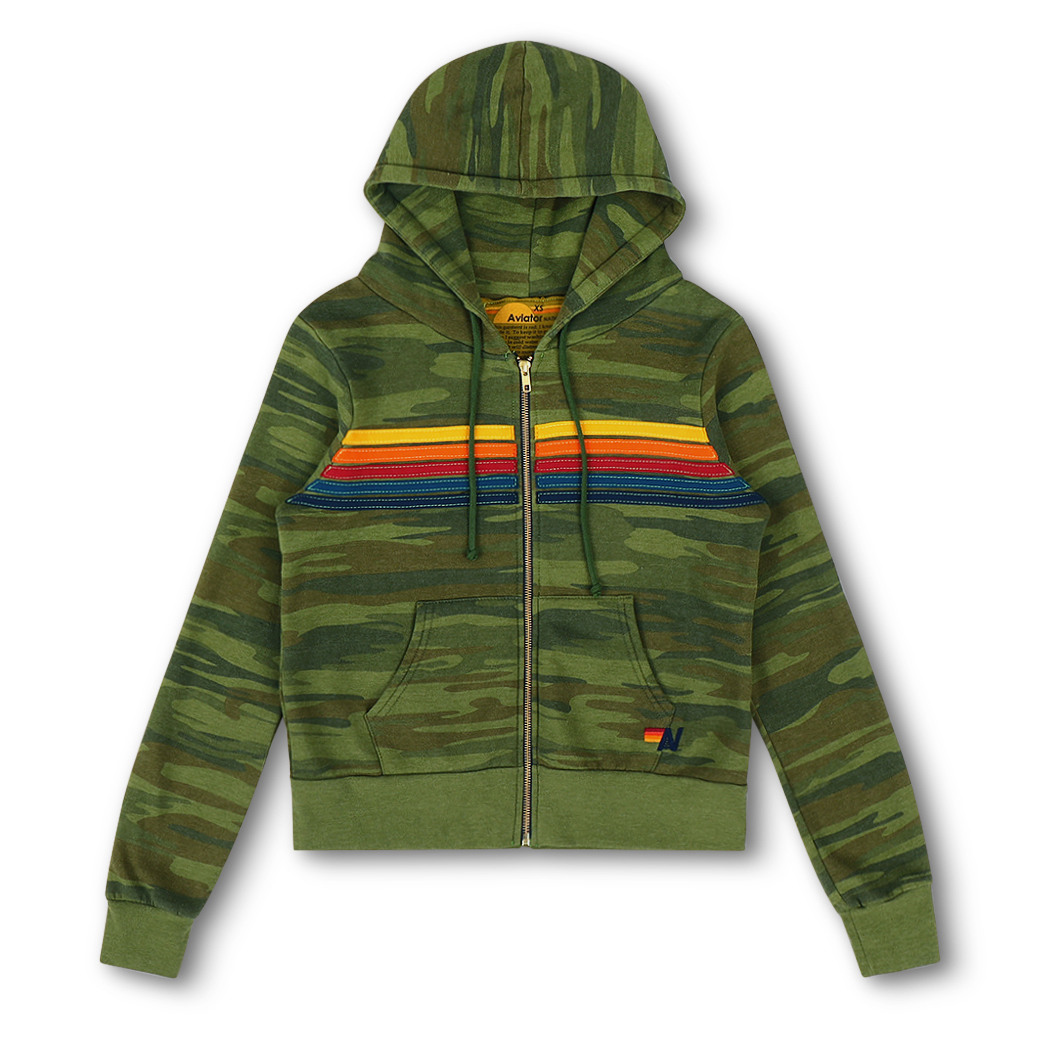 Aviator Nation hoodie with signature stripes for the hip dad