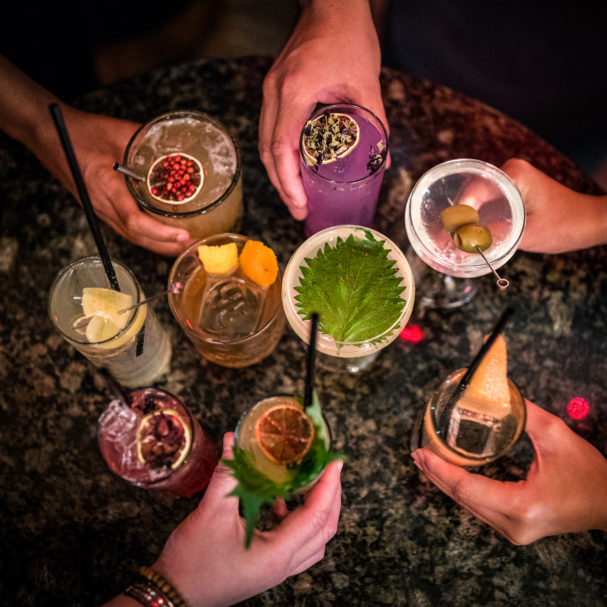 Sushi by Boū cocktails