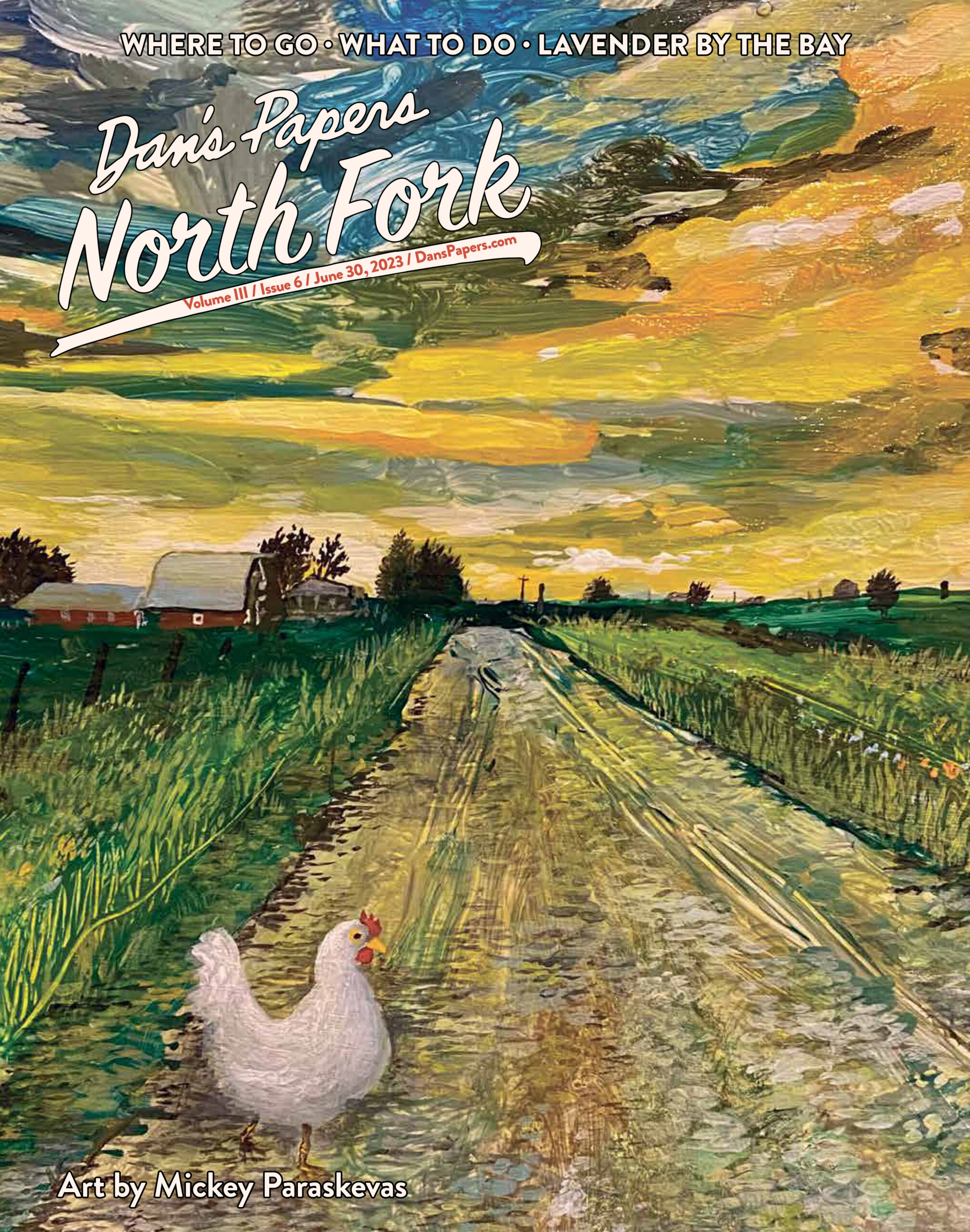 June 30, 2023 Dan's Papers North Fork cover art by Mickey Paraskevas