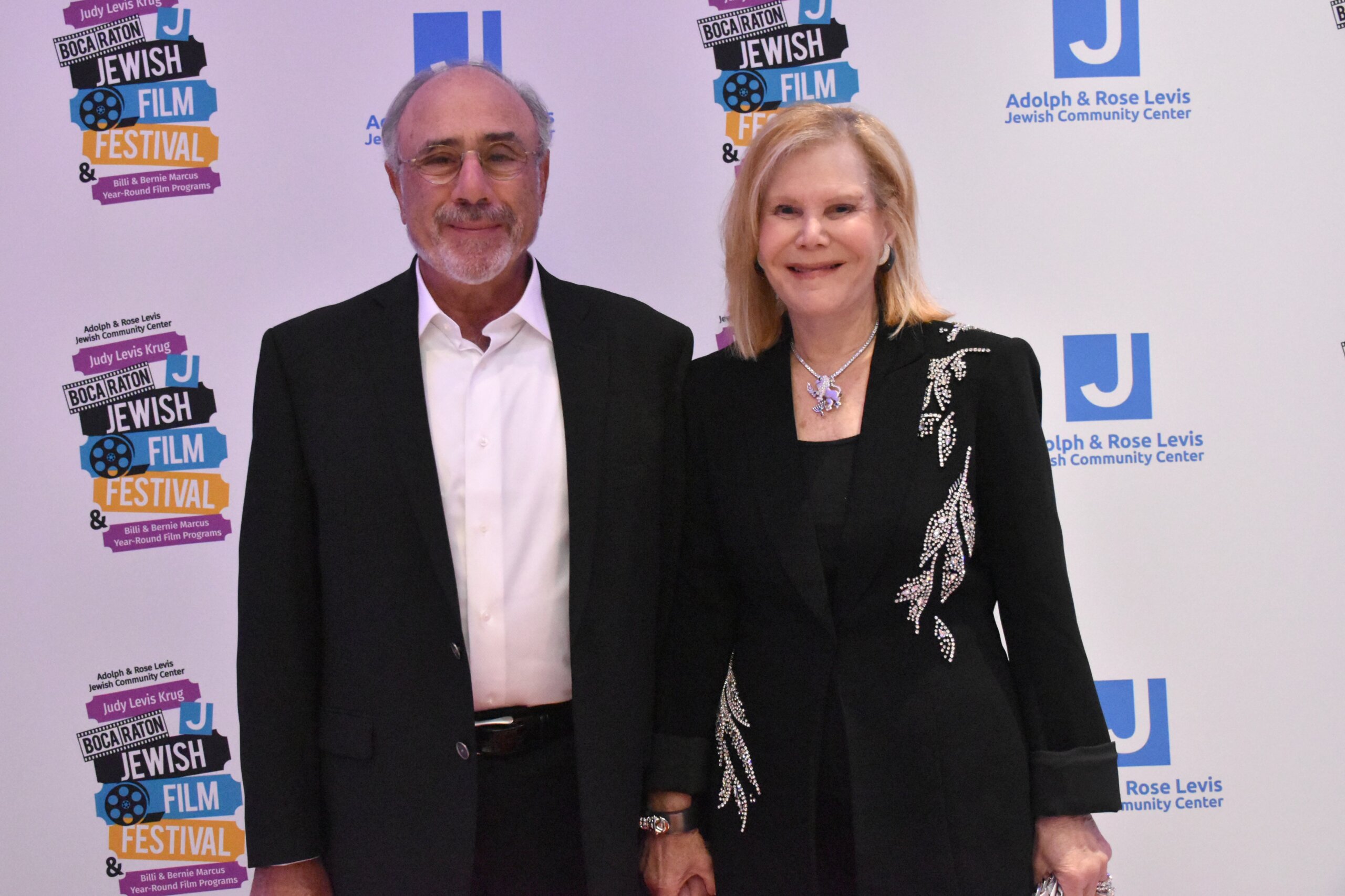 Dr. Stewart and Judy Levis Krug at the Judy Levis Krug Boca Raton Jewish Film Festival's Cinebash event