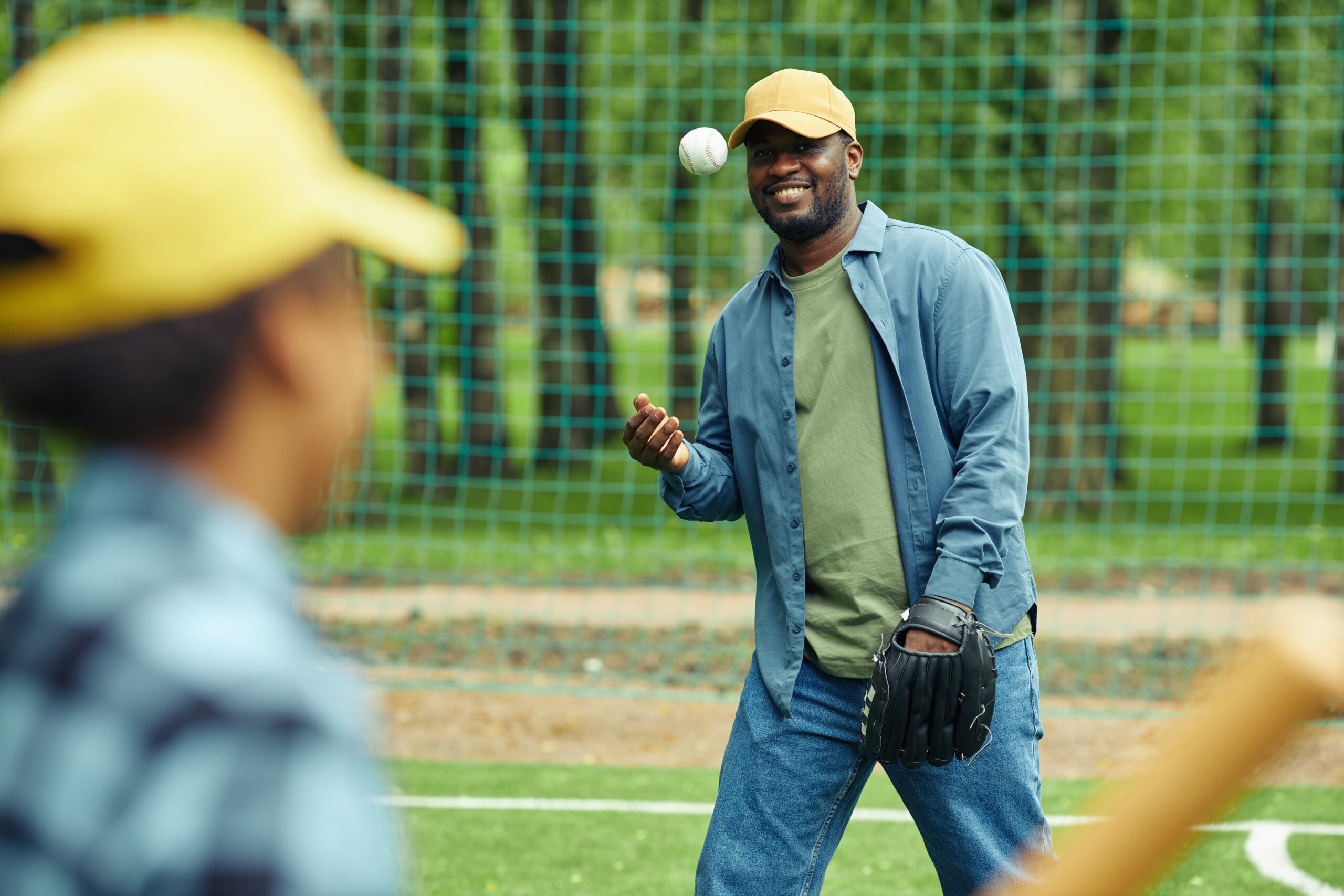 Enjoy a game of catch with Dad for Fathers Day