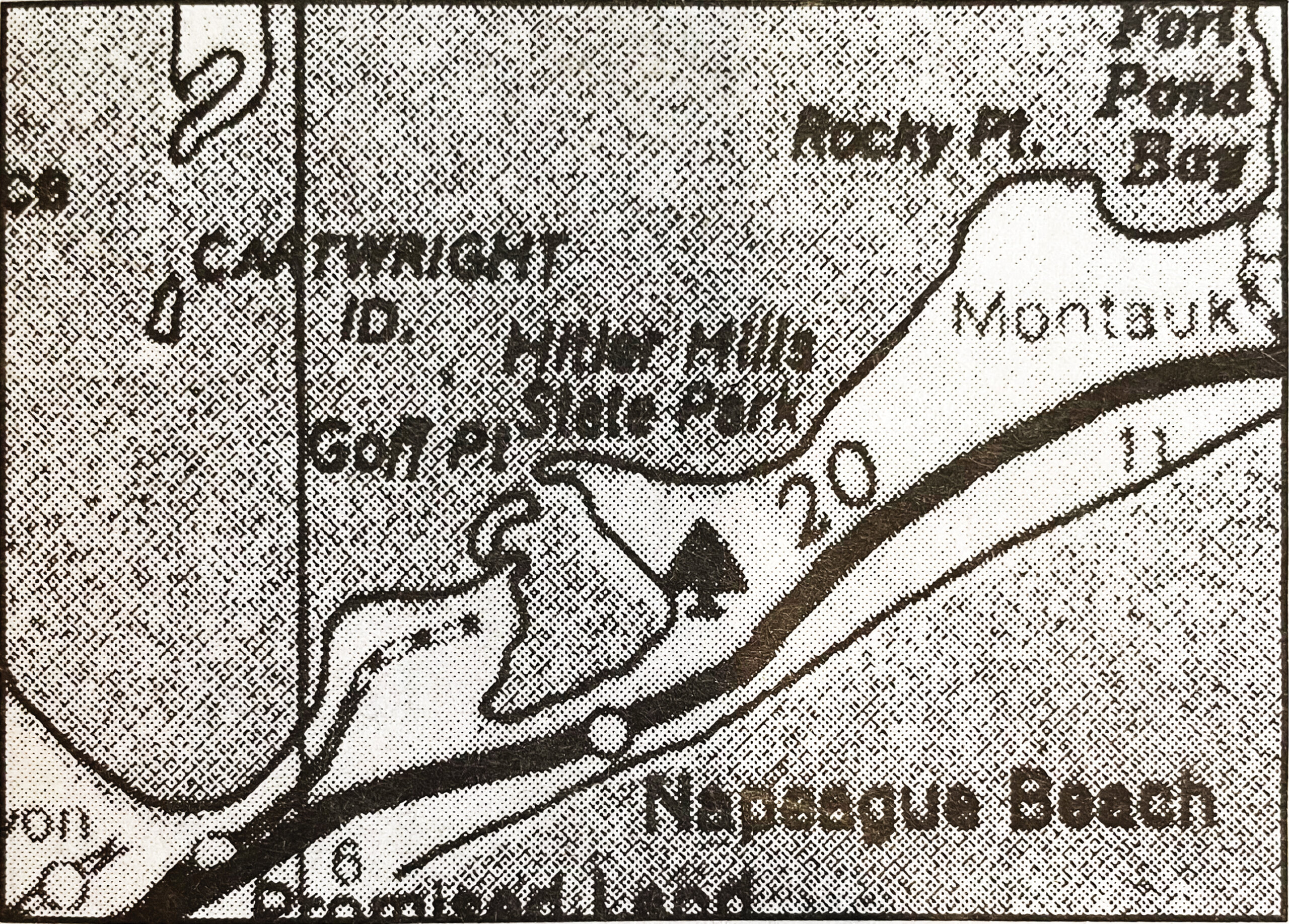 Map of Hitler Hills