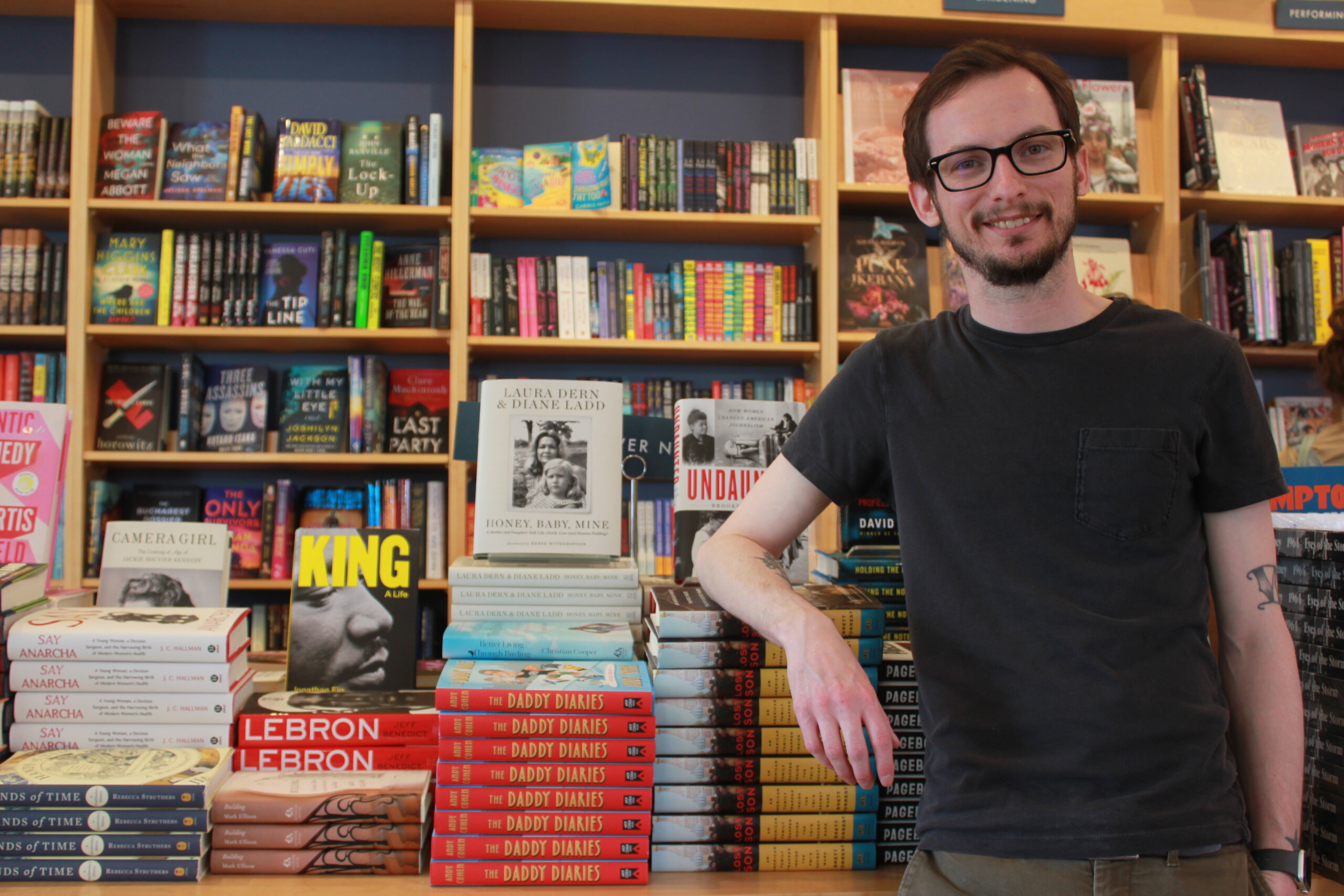 Manager Jesse Bartel is the face of BookHampton