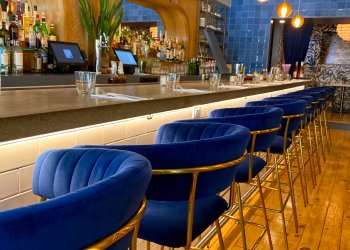 The bar at relaunched Rosie's in Amagansett.
