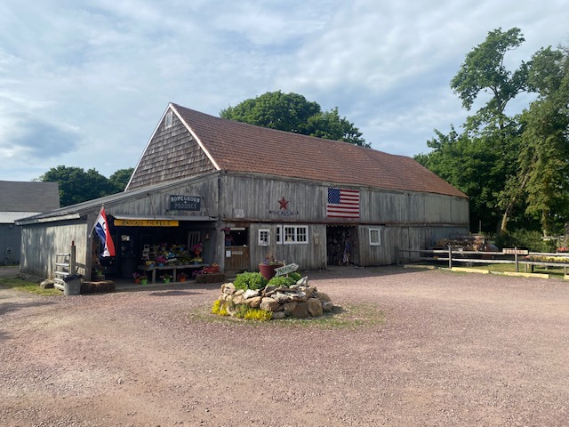 The two-hundred-and-fifty-year-old barn on 1760 Homestead Farm.