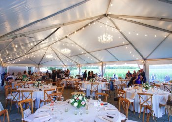 A beautifully tented event by Preferred Events and National Event Connection