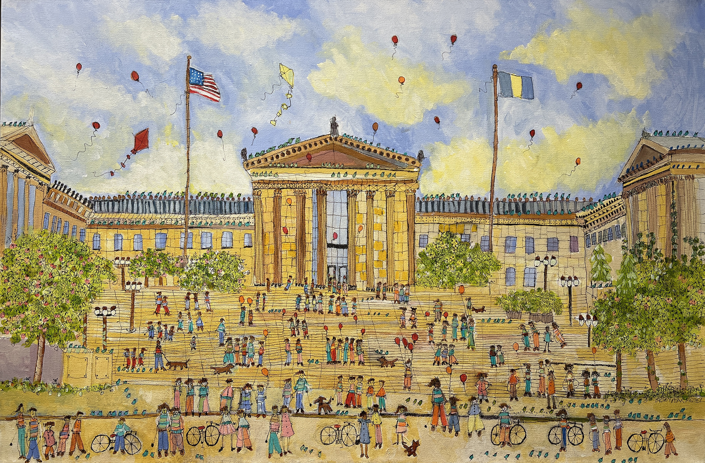 Susan Pear Meisel's "Philadelphia Museum" (2021)