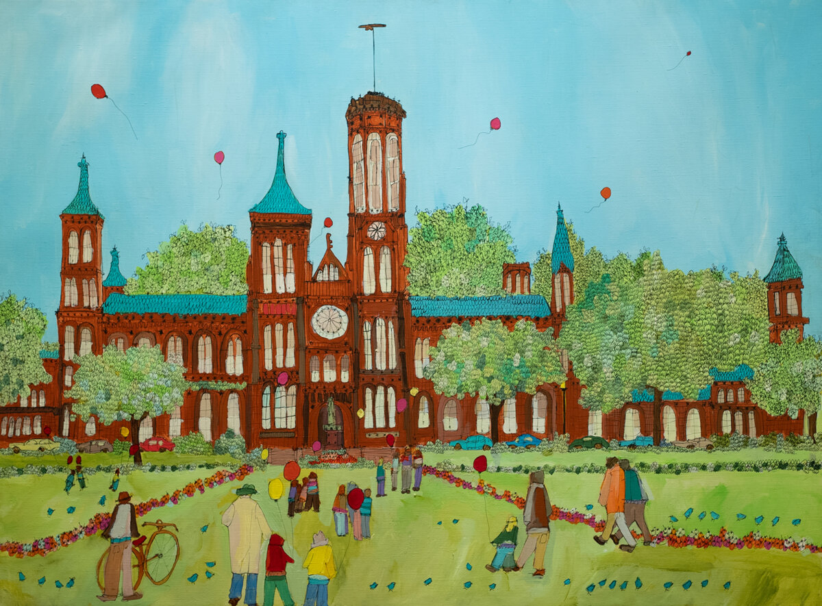 Dan's Cover Artist Susan Pear Meisel Paints Parrish Museum