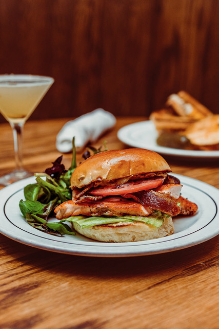 Rowdy Hall Salmon BLT