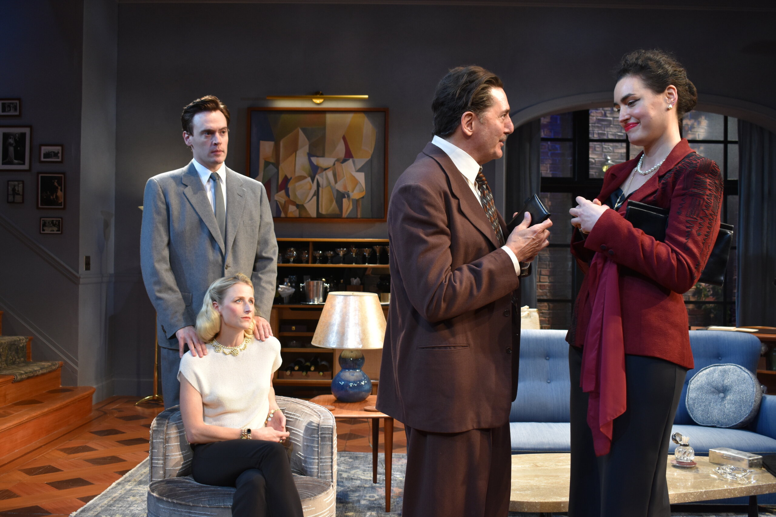 Erich Bergen, Mamie Gummer, Reg Rogers and Rosa Gilmore in 